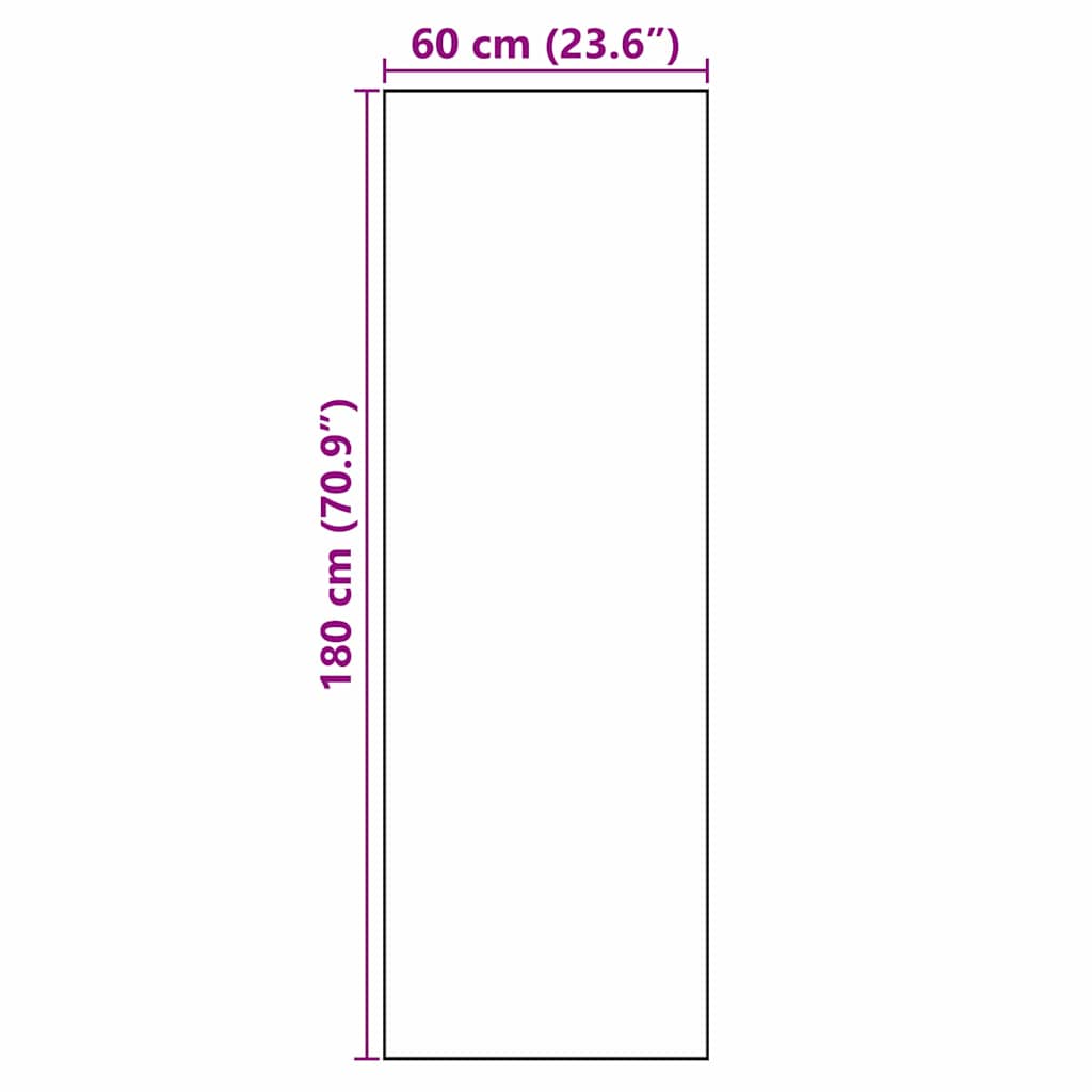 Keittiömatto Kukallinen Musta 180 x 60 cm Sametti