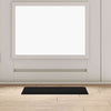 Teddykangas Ovenmatto 60 x 40 x 1.2 cm Mustana