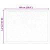 Teddykangas Ovenmatto 60 x 40 x 1.2 cm Mustana