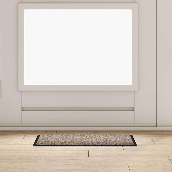 Ovenmatto Teddykankaasta, Beige, 60 x 40 x 1.2 cm