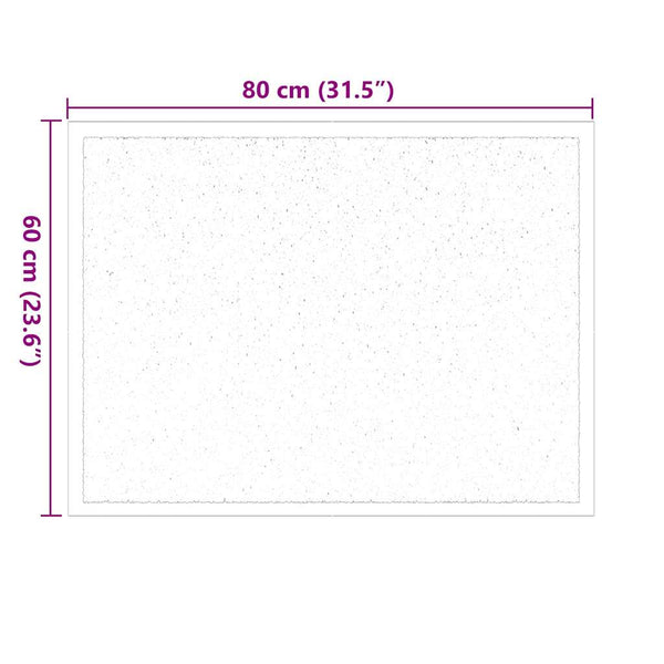 Teddykangas Ovenmatto 60 x 40 x 1.2 cm Beige