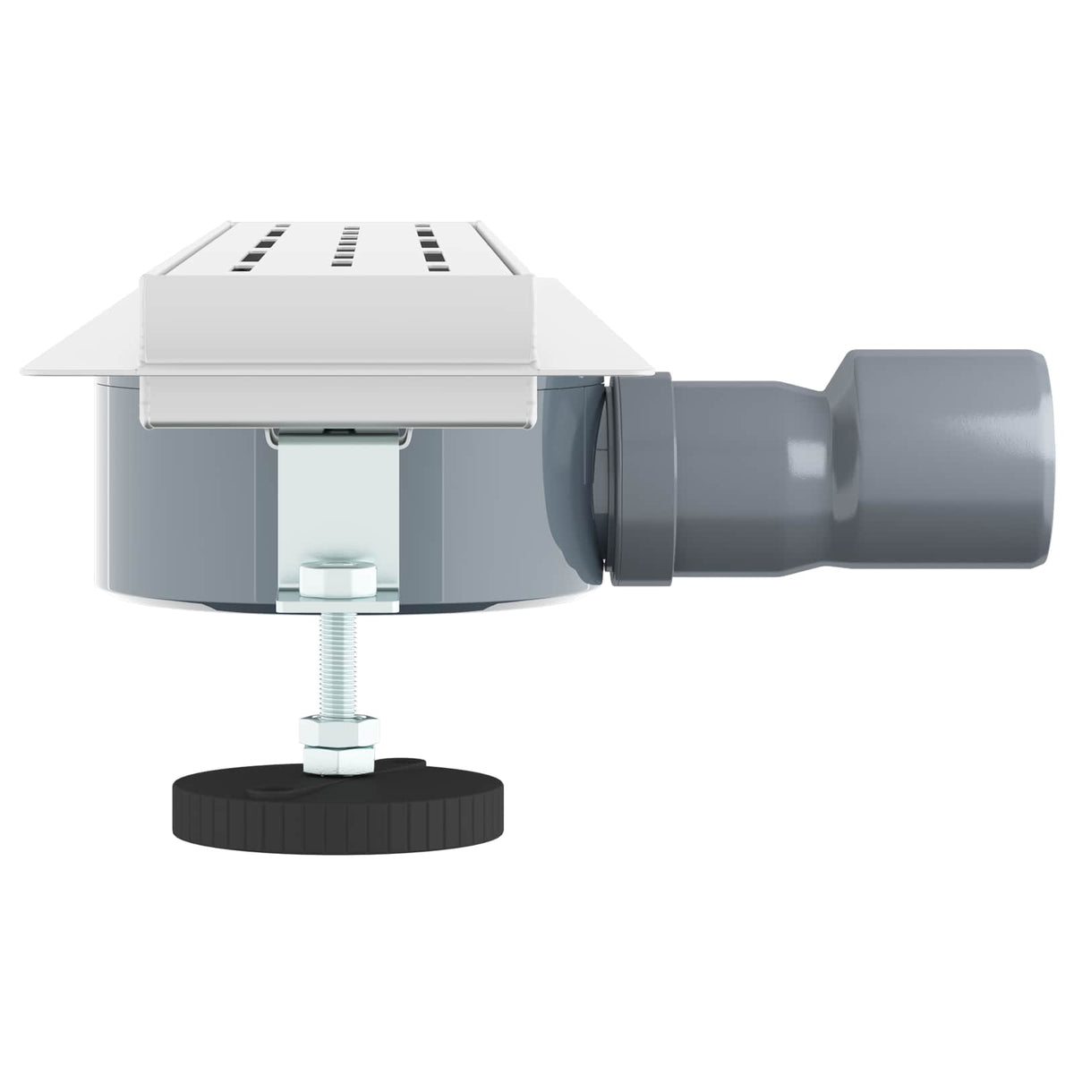 Suihkukaivo lasikannella ja 360° syphonilla Hopea 50 cm