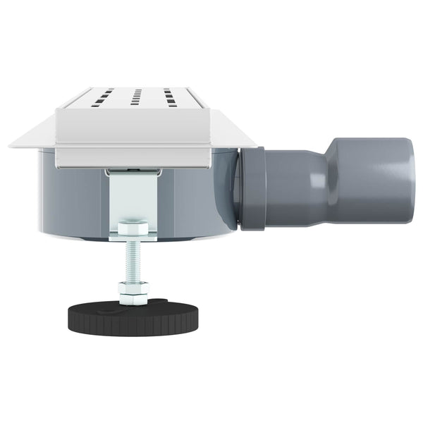 Suihkukaivo lasikannella ja 360° syphonilla Hopea 50 cm