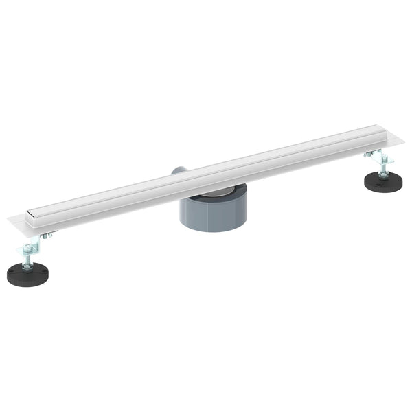 360° Suihkukaivo ohuella mallilla Hopea 60 cm