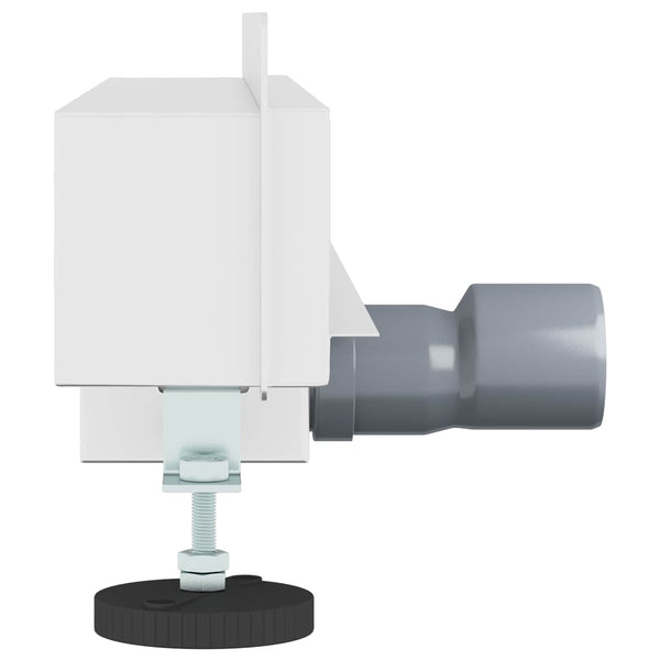 Seinään asennettu suihkuviemäri Hopea 50 cm