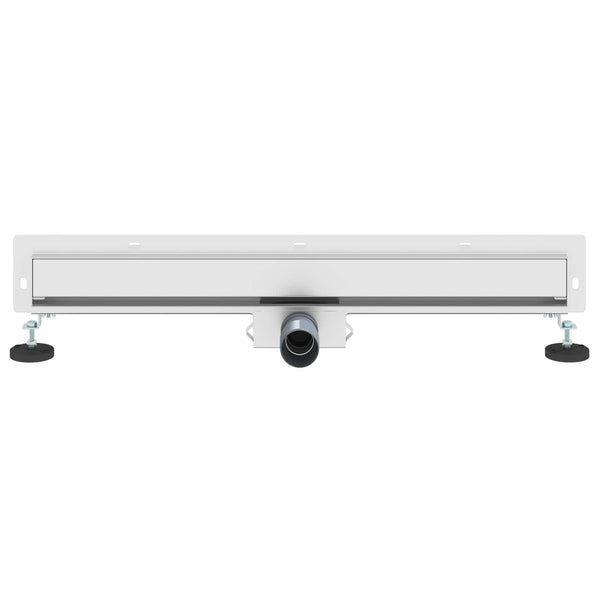 Seinään asennettu suihkuviemäri Hopea 70 cm