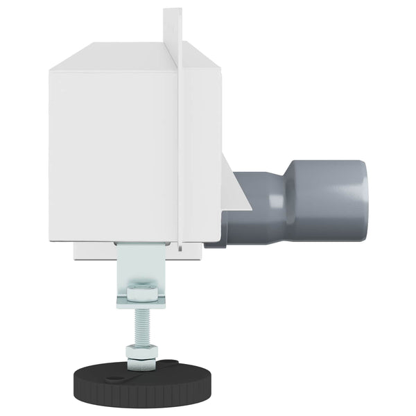 Seinään asennettu suihkuviemäri Hopea 70 cm