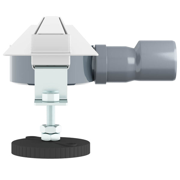 360° Suihkukaivo ohuella mallilla Hopea 90 cm