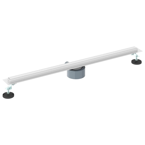 360° Suihkukaivo ohuella mallilla Hopea 80 cm