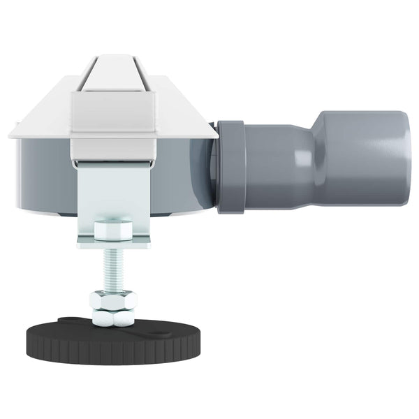 360° Suihkukaivo ohuella mallilla Hopea 80 cm