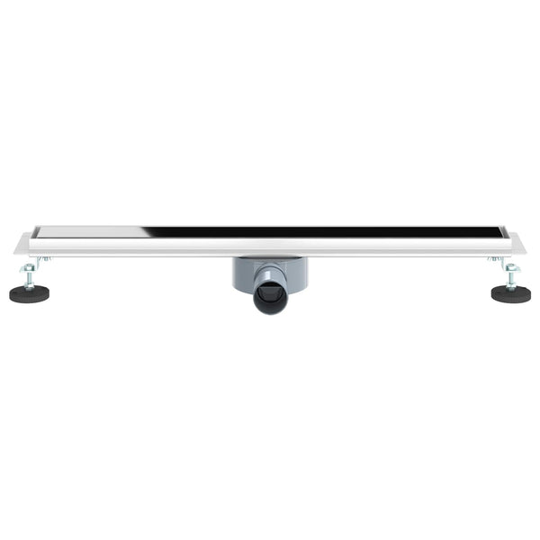 Suihkukaivo lasikannella ja 360° syphonilla Musta 70 cm