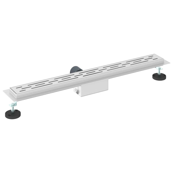 Suihkuviemäri rivisuunnittelulla Hopea 70 cm