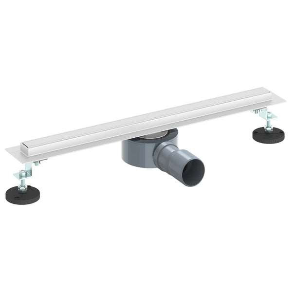 360° Suihkukaivo ohuella mallilla Hopea 50 cm