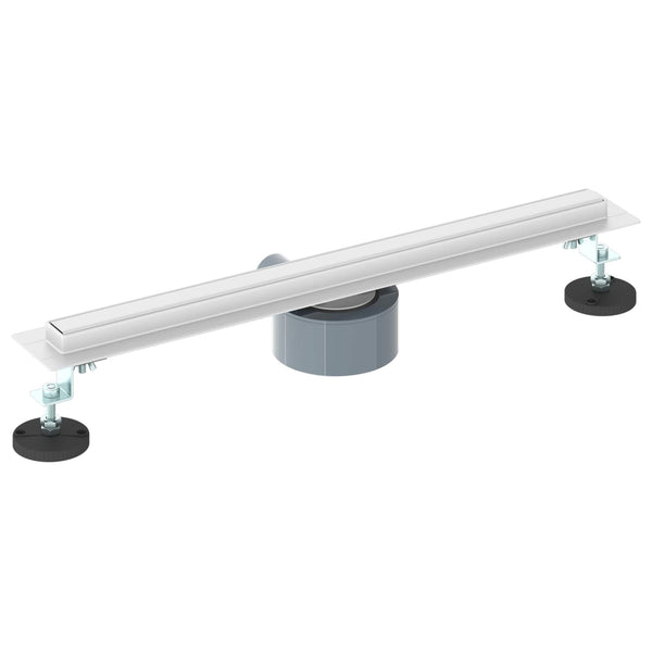 360° Suihkukaivo ohuella mallilla Hopea 50 cm