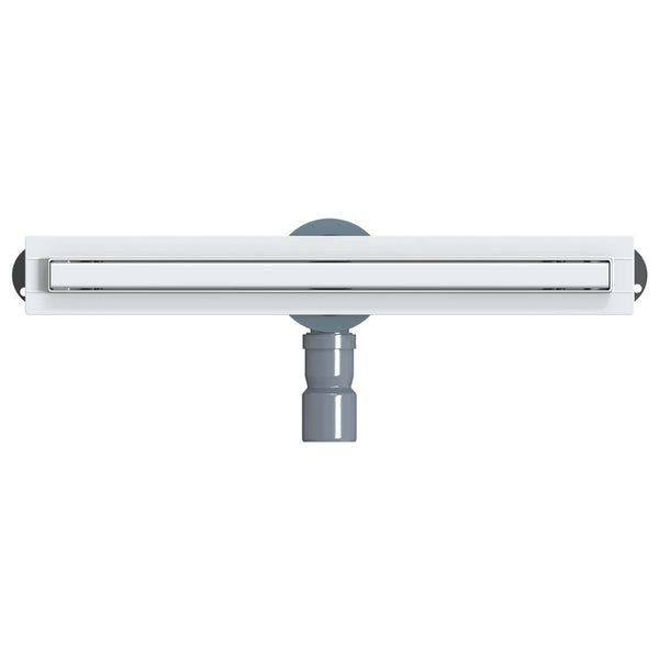 360° Suihkukaivo ohuella mallilla Hopea 50 cm