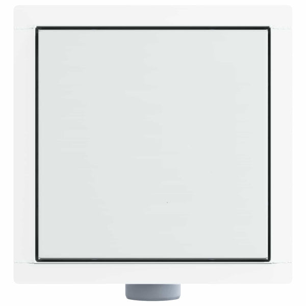 2 in 1 suihkuviemäri Hopea 20 x 20 cm Ruostumaton teräs 304