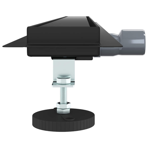 2 in 1 Suihkuviemär Musta 90 cm Ruostumaton teräs 304