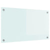 Keittiön suojapaneeli Valkoinen 70 x 40 x 0.8 cm karkaistu lasi