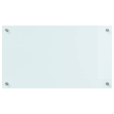 Keittiön suojapaneeli Valkoinen 70 x 40 x 0.8 cm karkaistu lasi