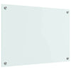Keittiön suojapaneeli Valkoinen 70 x 50 x 0.8 cm karkaistu lasi