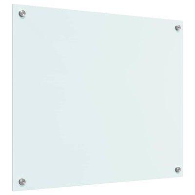 Keittiön suojapaneeli Valkoinen 70 x 60 x 0.8 cm karkaistu lasi