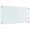 Keittiön suojapaneeli Valkoinen 80 x 40 x 0.8 cm karkaistu lasi