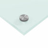 Keittiön suojapaneeli Valkoinen 80 x 50 cm karkaistu lasi