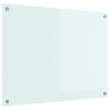 Keittiön suojapaneeli Valkoinen 80 x 60 x 0.8 cm karkaistu lasi