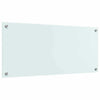 Keittiön suojapaneeli Valkoinen 90 x 40 x 0.8 cm karkaistu lasi