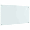 Keittiön suojapaneeli Valkoinen 90 x 50 x 0.8 cm karkaistu lasi