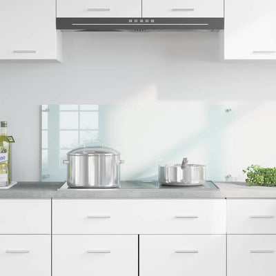 Keittiön suojapaneeli Valkoinen 100 x 40 x 0.8 cm