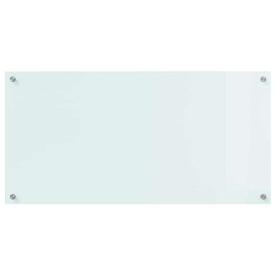 Keittiön suojapaneeli Valkoinen 100 x 50 x 0.8 cm