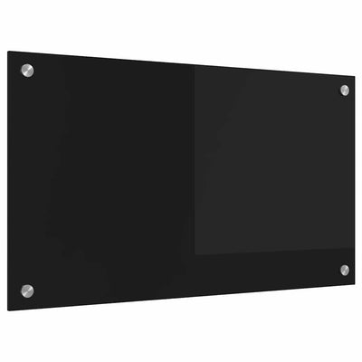Keittiön suojapaneeli Musta 70 x 40 x 0.8 cm karkaistu lasi