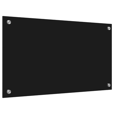 Keittiön suojapaneeli Musta 70 x 40 x 0.8 cm karkaistu lasi