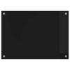 Keittiön suojapaneeli Musta 70 x 50 x 0.8 cm karkaistu lasi