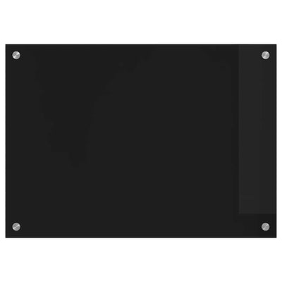 Keittiön suojapaneeli Musta 70 x 50 x 0.8 cm karkaistu lasi