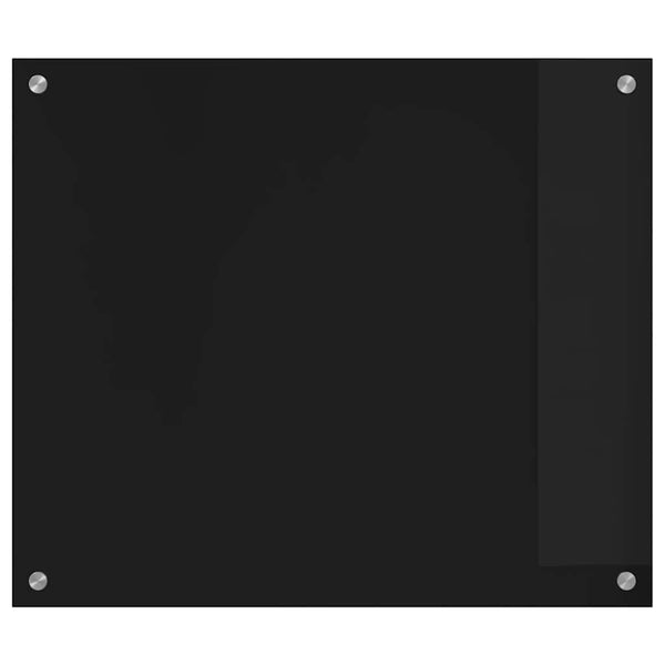 Keittiön suojapaneeli Musta 70 x 60 cm karkaistu lasi
