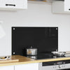 Keittiön suojapaneeli Musta 80 x 40 cm karkaistu lasi