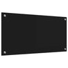 Keittiön suojapaneeli Musta 80 x 40 x 0.8 cm karkaistu lasi