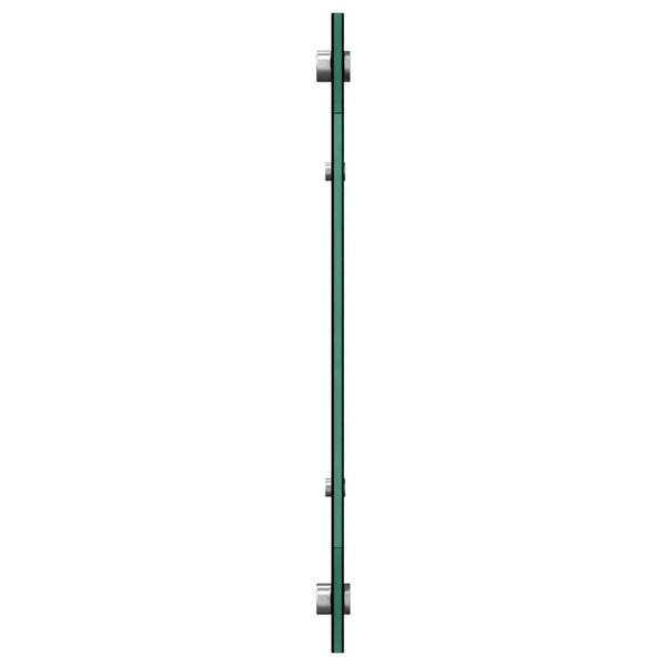 Keittiön suojapaneeli Musta 80 x 40 cm karkaistu lasi