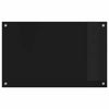 Keittiön suojapaneeli Musta 80 x 50 x 0.8 cm karkaistu lasi
