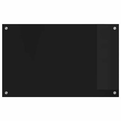 Keittiön suojapaneeli Musta 80 x 50 x 0.8 cm karkaistu lasi