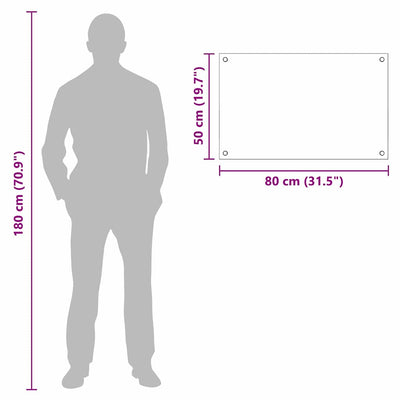 Keittiön suojapaneeli Musta 80 x 50 x 0.8 cm karkaistu lasi