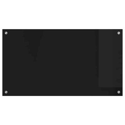 Keittiön suojapaneeli Musta 90 x 50 x 0.8 cm karkaistu lasi