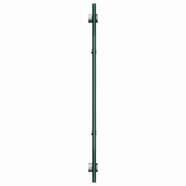 Keittiön suojapaneeli Musta 100 x 40 cm karkaistu lasi