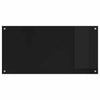 Keittiön suojapaneeli Musta 100 x 50 x 0.8 cm karkaistu lasi