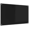 Keittiön suojapaneeli Musta 100 x 60 x 0.8 cm karkaistu lasi