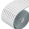 Peilimosaikkilaatta Geometrinen 3 kpl Hopea 100 x 4 cm Lasi