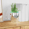 Peilimosaikkilaatta Geometrinen 3 kpl Hopea 100 x 4 cm Lasi