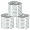 Peilimosaikkilaatta Geometrinen 3 kpl Hopea 100 x 4 cm Lasi